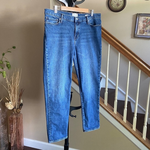 FRAME Women's Le Garcon Boyfriend Mid Rise Jeans Othello Wash Sz 32 - Picture 2 of 16